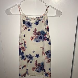 Floral tank top